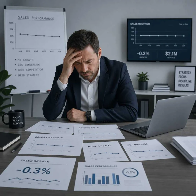 لماذا مبيعاتك راكدة؟ 7 أسباب حقيقية لا يخبرك بها أحد